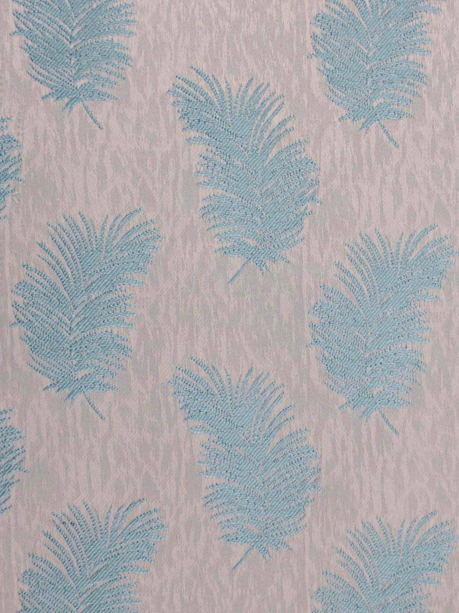 Ariana Feather Sky Blue Polyester 5ft Window Eyelet Curtain