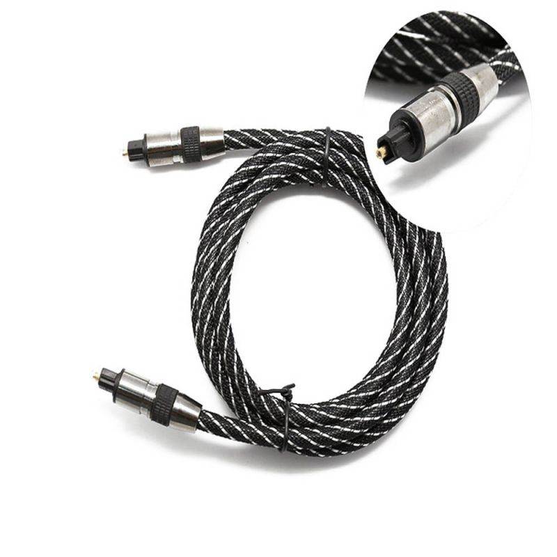 Easyday Optical Digital Audio Cable 5 Feet Home Theater Fiber Optic Toslink Male to Male Gold Plated Optical Cables Best For Playstation & Xbox - Pro Series