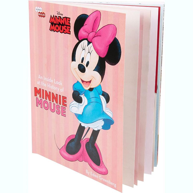 Incredibuilds Disney Minnie Mouse Book & Wood Model Figure Kit
