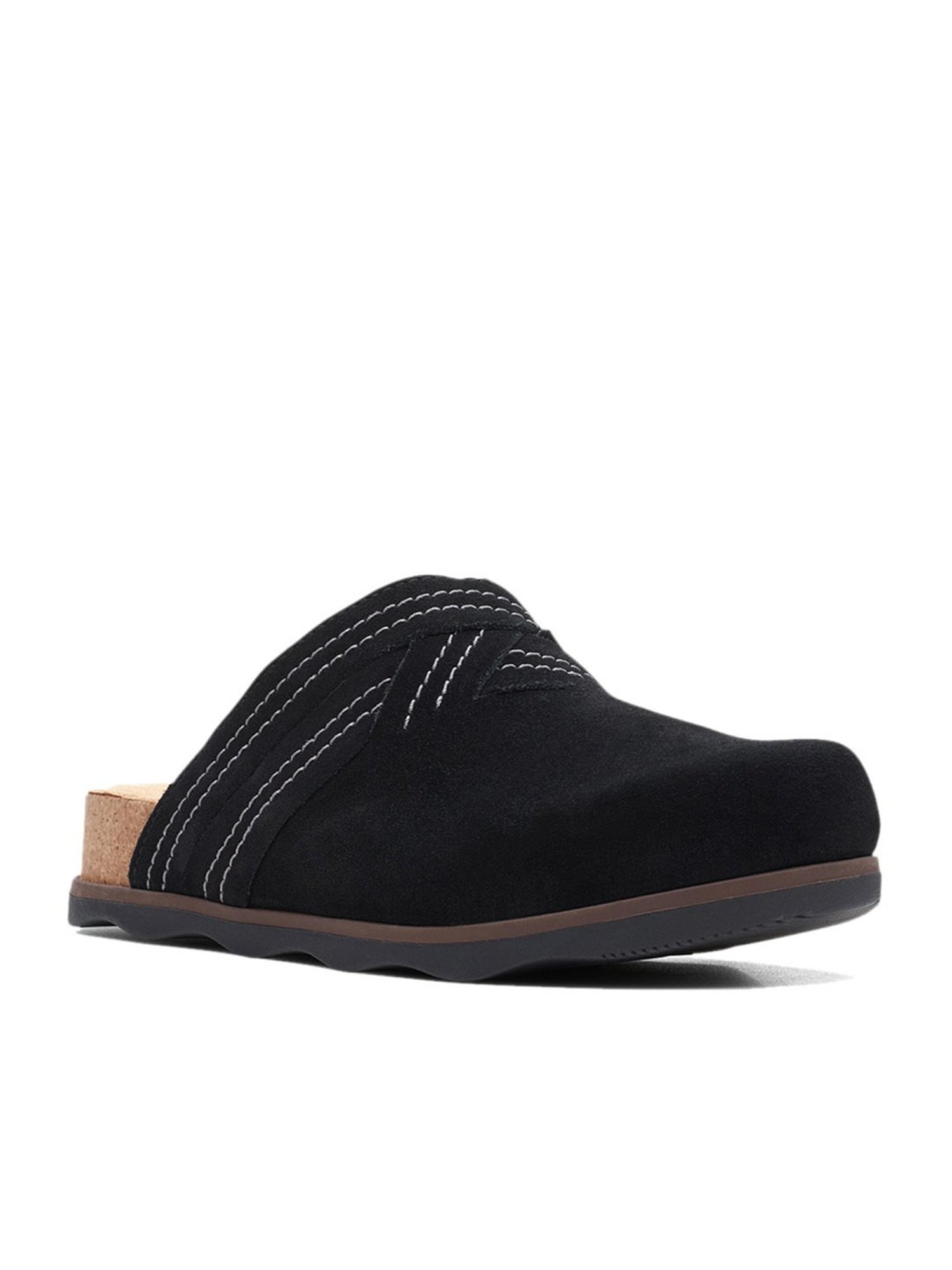 Clarks Women's Brynn Glide Black Mule Shoes