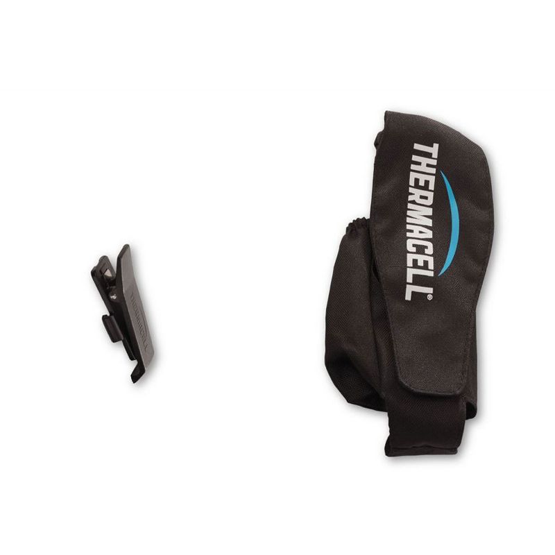 Thermacell Holster for MR300 and MR450 Portable Mosquito Repeller, Black Ballistic Nylon with Refill Storage Pockets, Elastic Closure