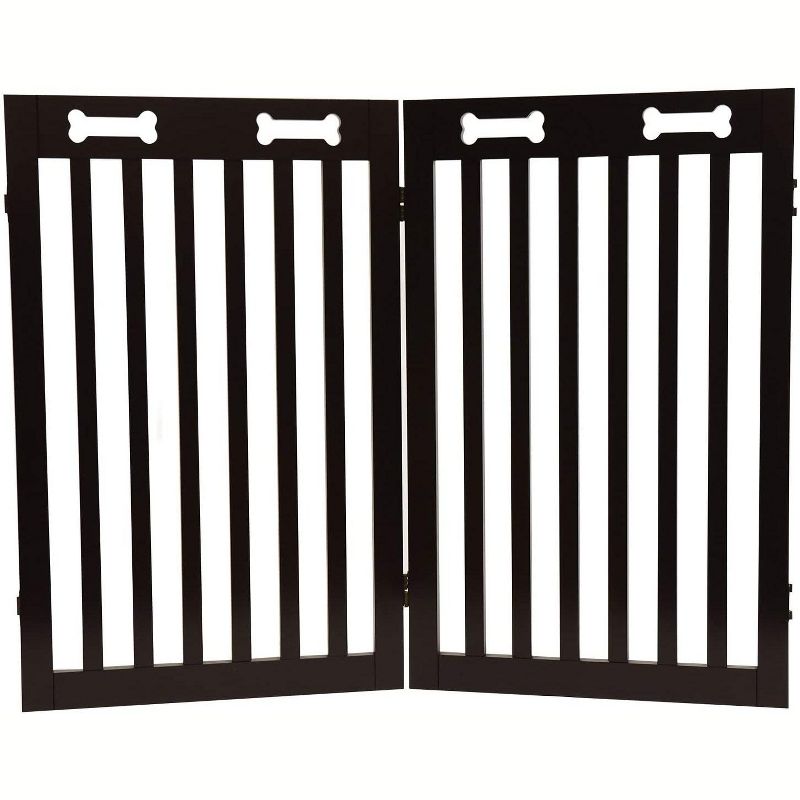 Arf Pets Extension gate Kit, Set of 2 panels - Extension for the Free Standing Wood Dog Gate