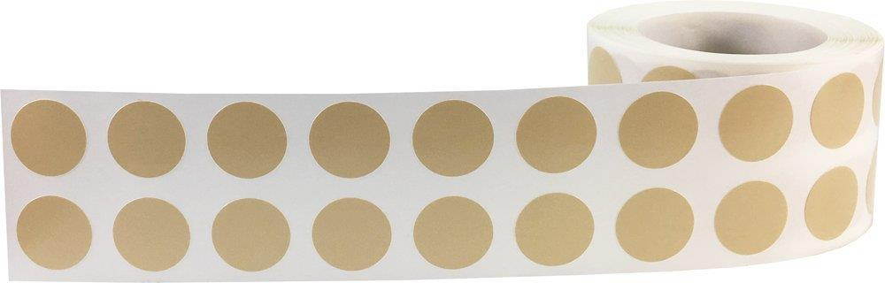 Color Coding Labels Beige Round Circle Dots for Organizing Inventory 1/2 inch 1,000 Total Adhesive Stickers