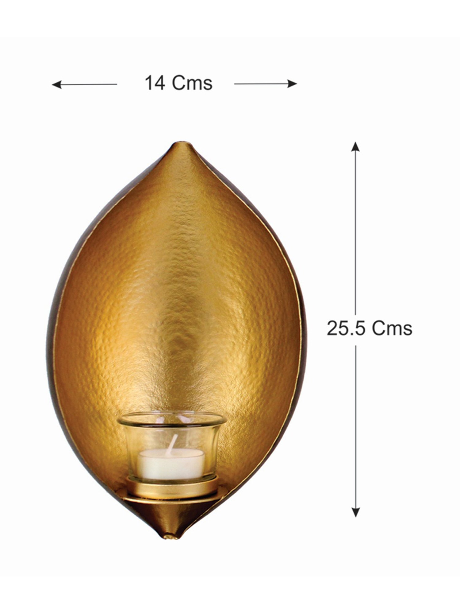 Hosley Decorative Wall Sconce with Free Tealights Set of - 3