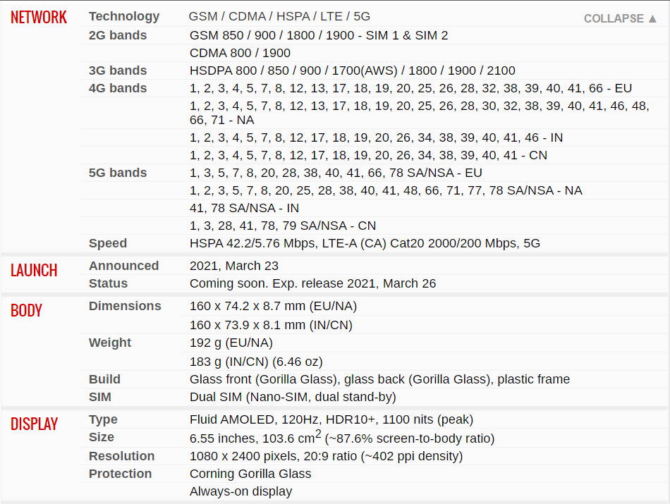 Global Rom Official Original New Oneplus 9 5G Cell Phone Snapdragon 888 6.55inch LTPO AMOLED 120Hz 8G/12G RAM 128G/256G ROM 50MP 65W Flash Charge  Unlocked International Model(GSM Only Not CDMA)