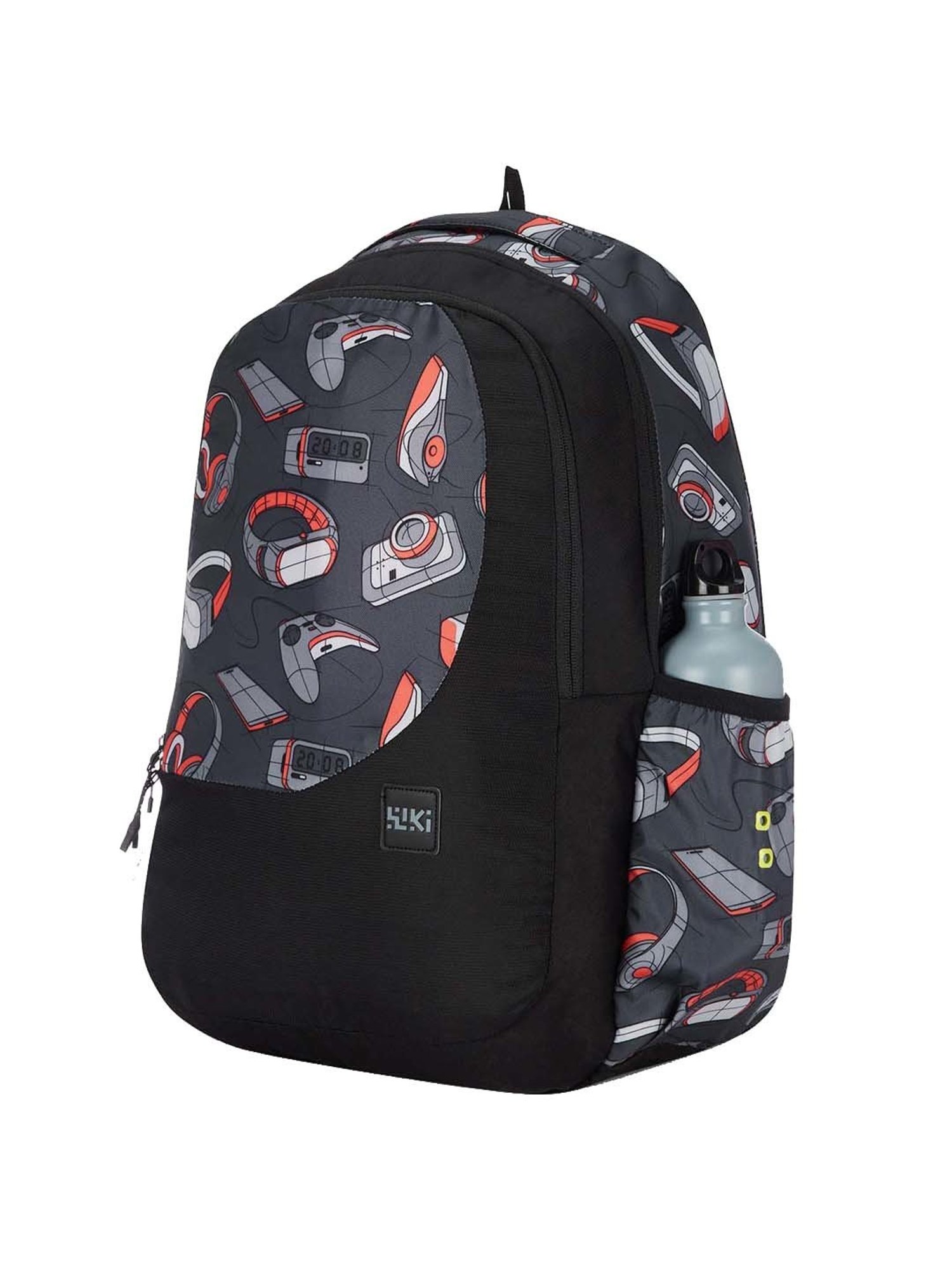 Wiki 29.5 Ltrs Black Medium Backpack