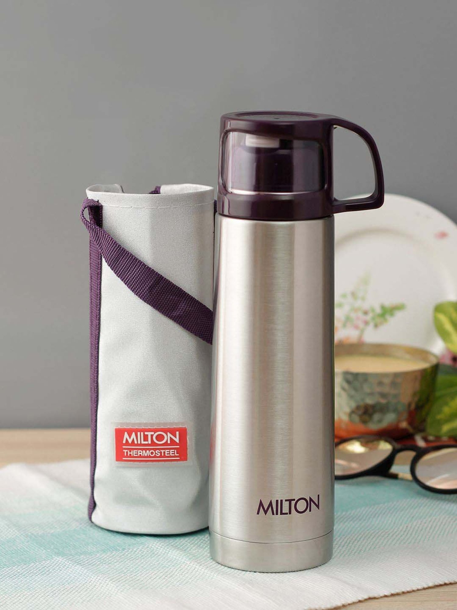 Milton Silver Stainless Steel Thermal Flask (1000 ml) - Set of 1