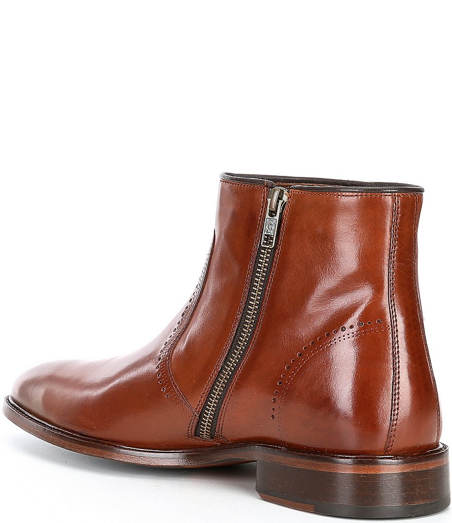 Johnston & Murphy Men's Sayer Side Zip Plain Toe Boots