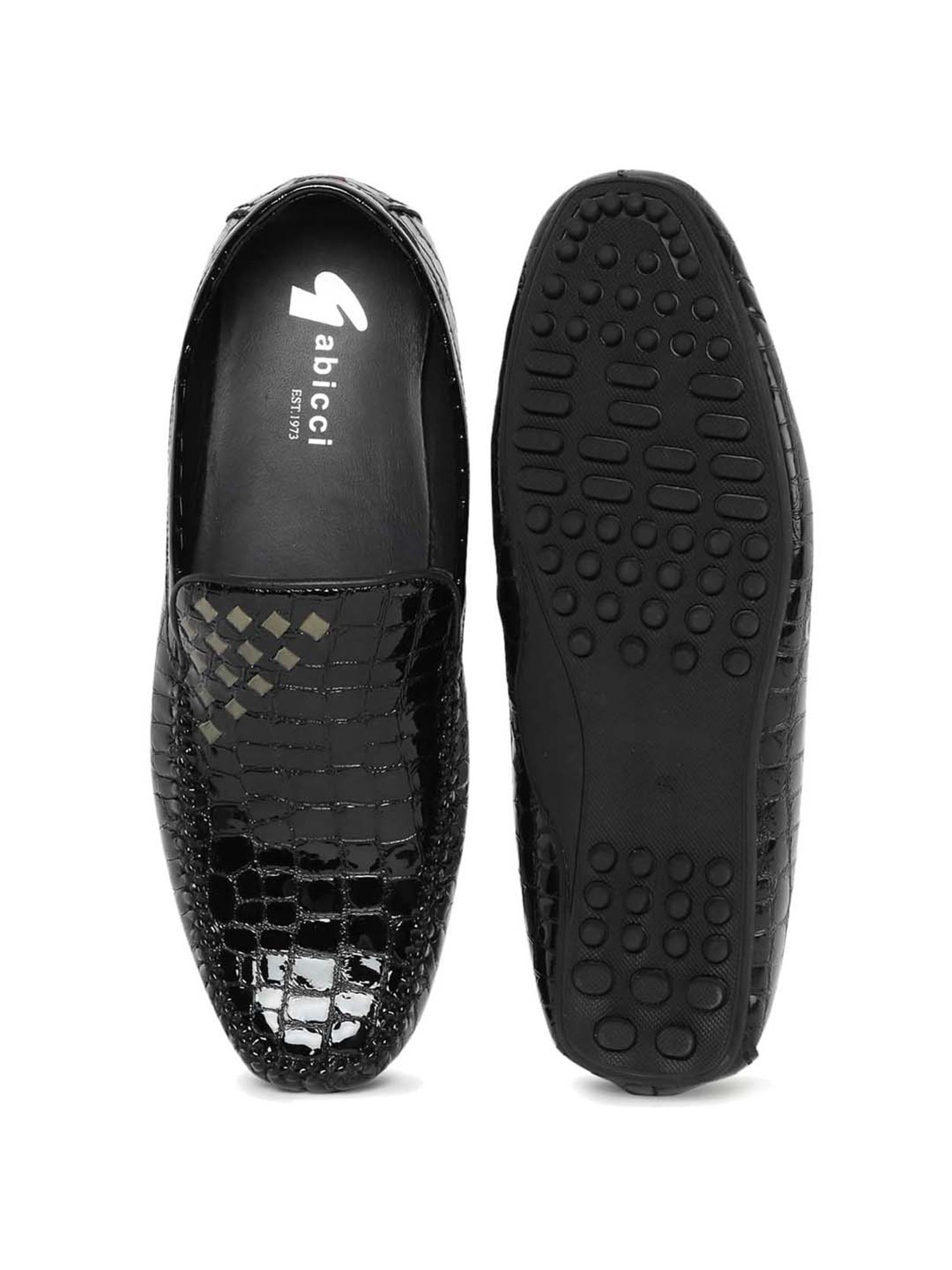 Gabicci Men's Black Casual Loafers