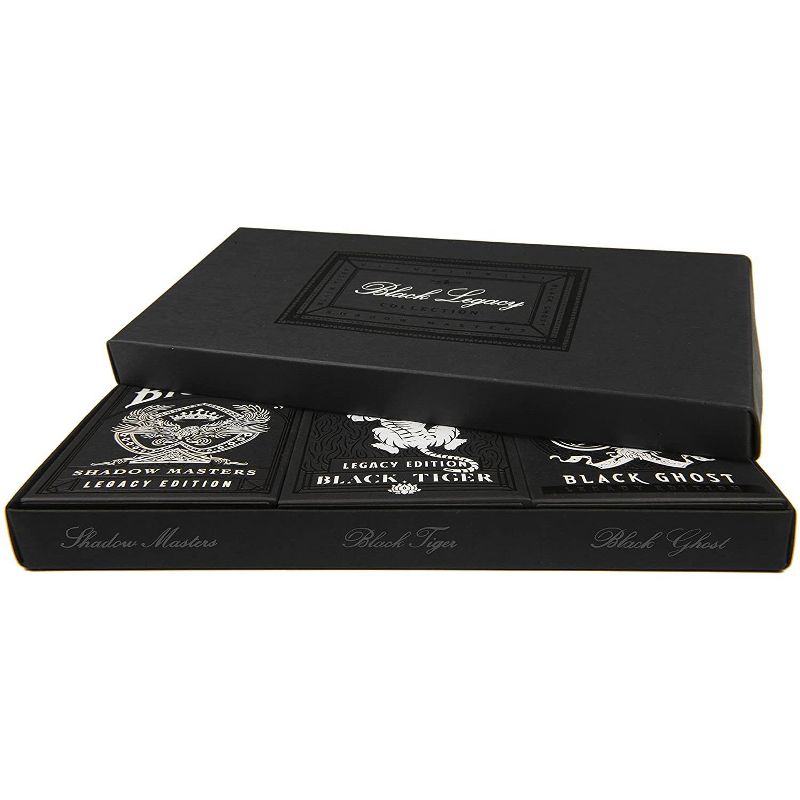 Ellusionist the Black Legacy Collection Playing Cards Deck, Set of 3