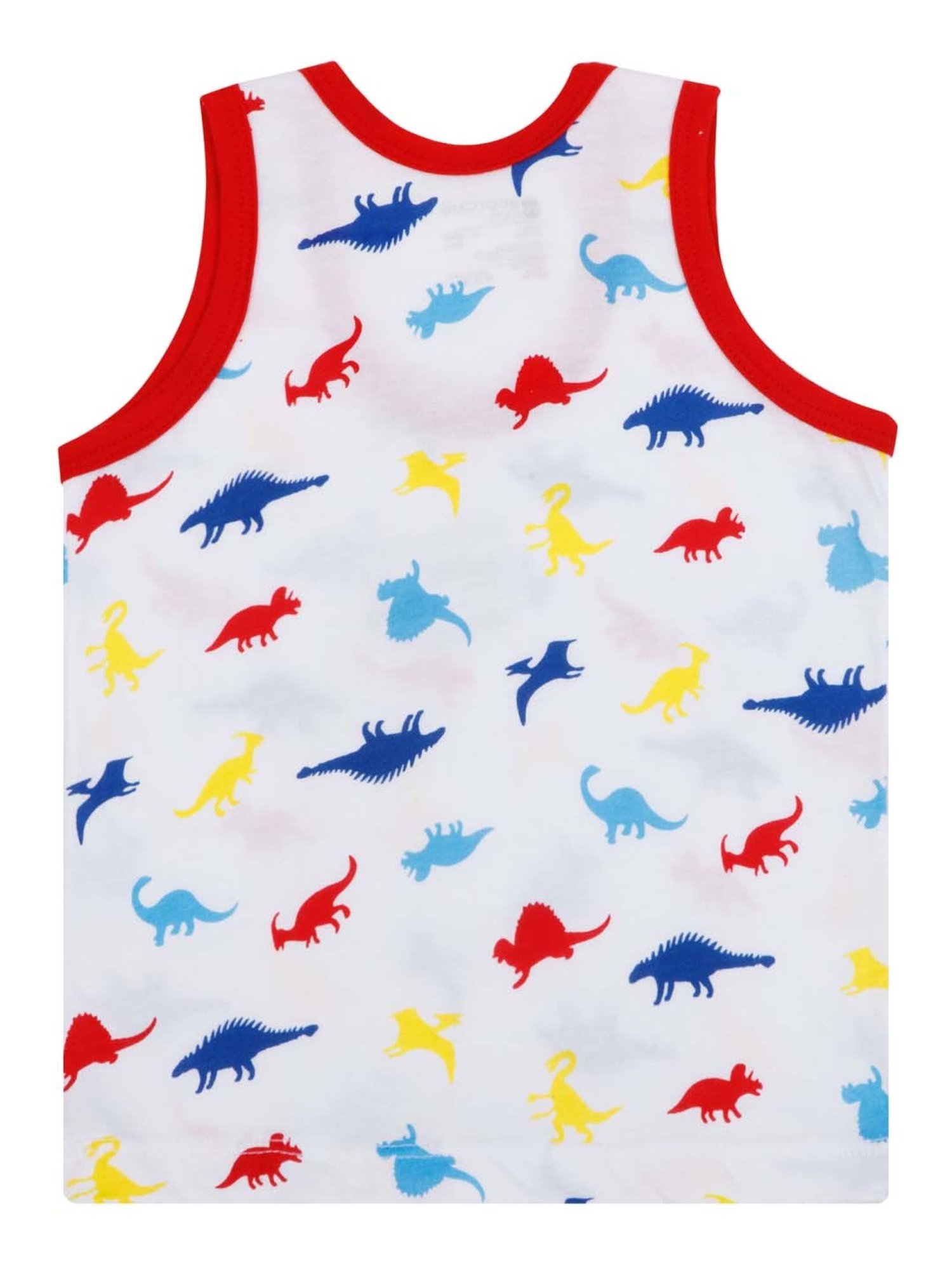 Bodycare Kids Multicolor Printed Vest (Pack of 3) - Assorted