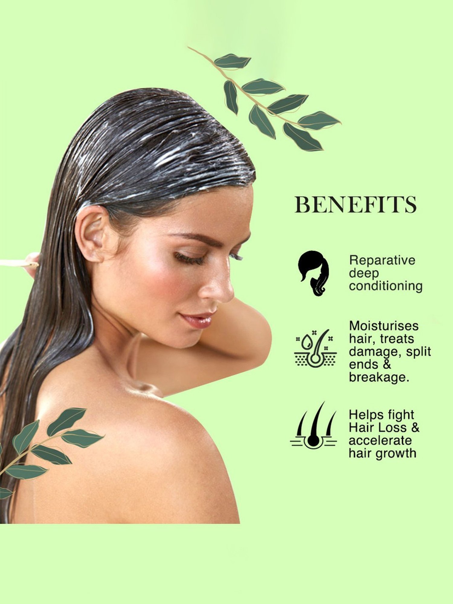 Richfeel Brahmi Intensive Repair Hair Pack - 500 gm