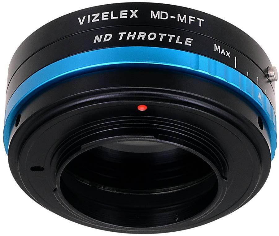 Vizelex ND Throttle Lens Adapter Compatible with Minolta MD Lenses to Micro Four Thirds Mount Cameras