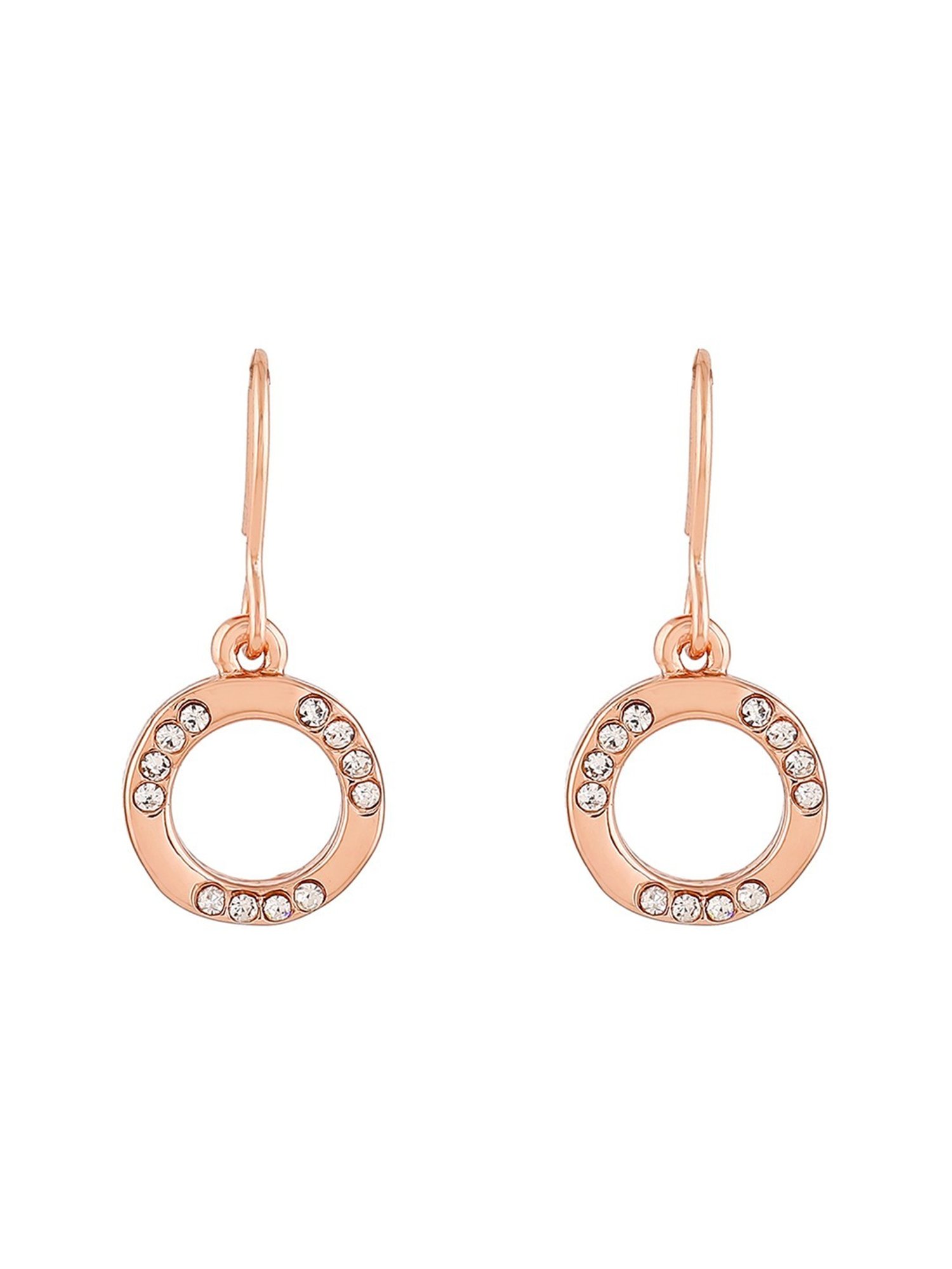 Estele Rose Gold-Plated Exquisite Drop Earrings