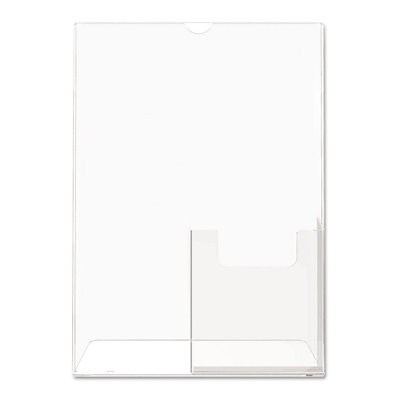 Deflecto Superior Image Sign Holder With Pocket 8-1/2w x 11h Clear 590501
