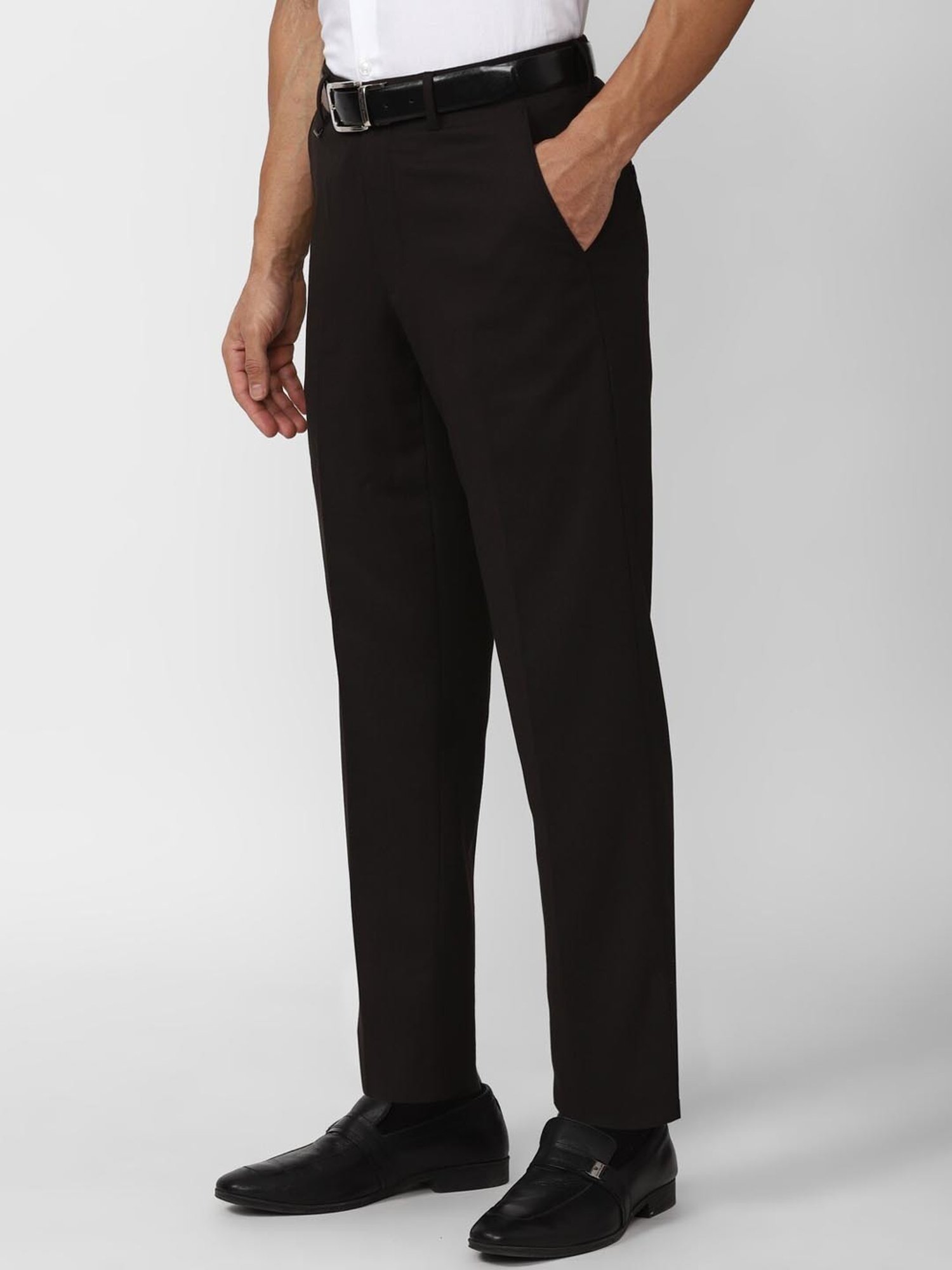 Van Heusen Black Slim Fit Trousers