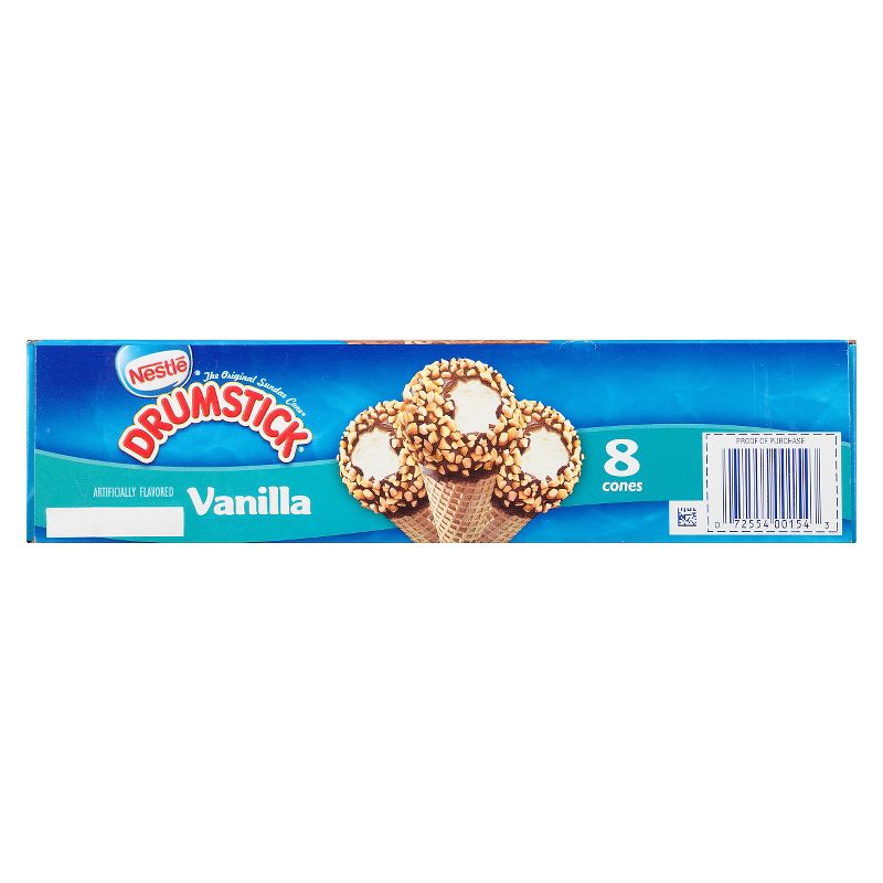 Nestle Drumstick Vanilla Ice Cream Cone - 8ct