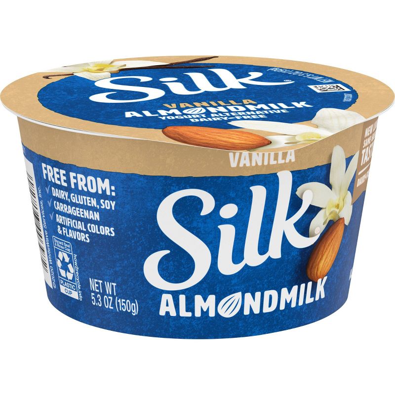 Silk Dairy-Free Vanilla Almond Yogurt - 5.3oz