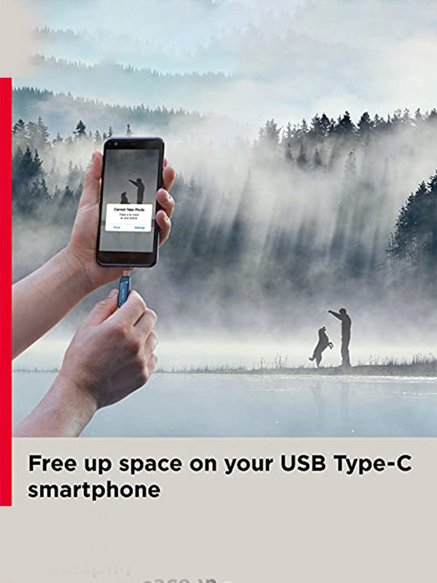 SanDisk Ultra Dual Drive Go USB Type C Pendrive for Mobile, 256GB (Navy Blue)