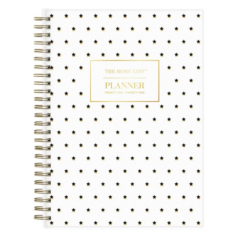 2021-22 Academic Planner Notes 5.875" x 8.625" Flexible Cover Monthly Wirebound Superstar - The Home Edit