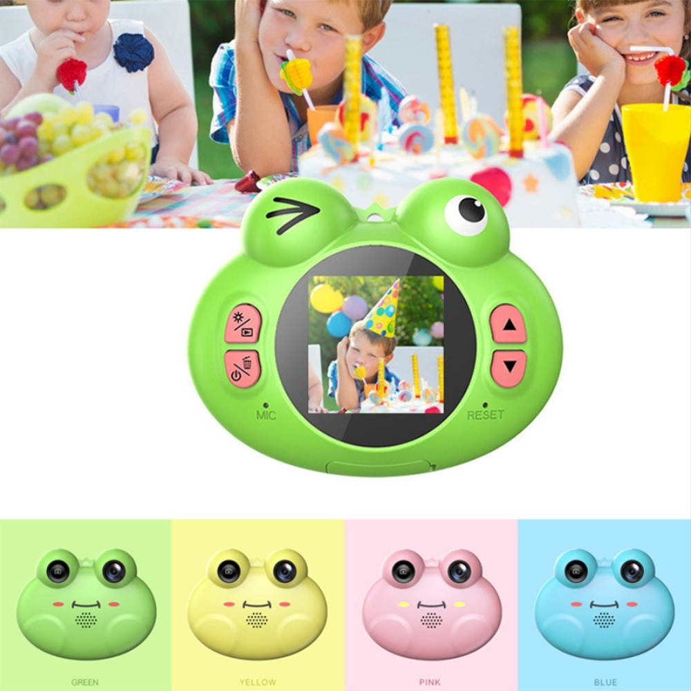 Frog Mini Children Digital HD Camera Single Lens SLR Toy Camera