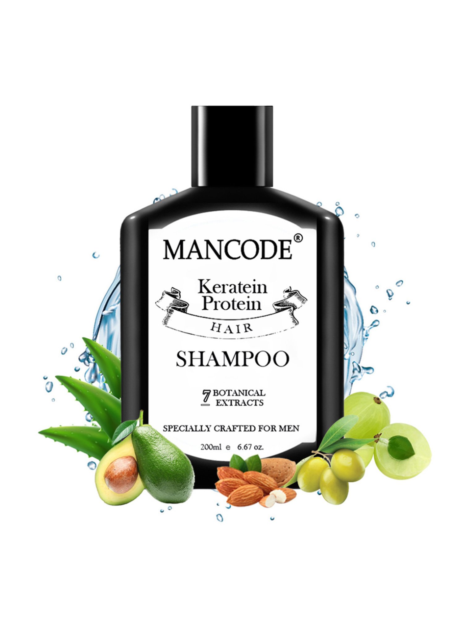 Mancode Keratin Shampoo for Men - 200 ml