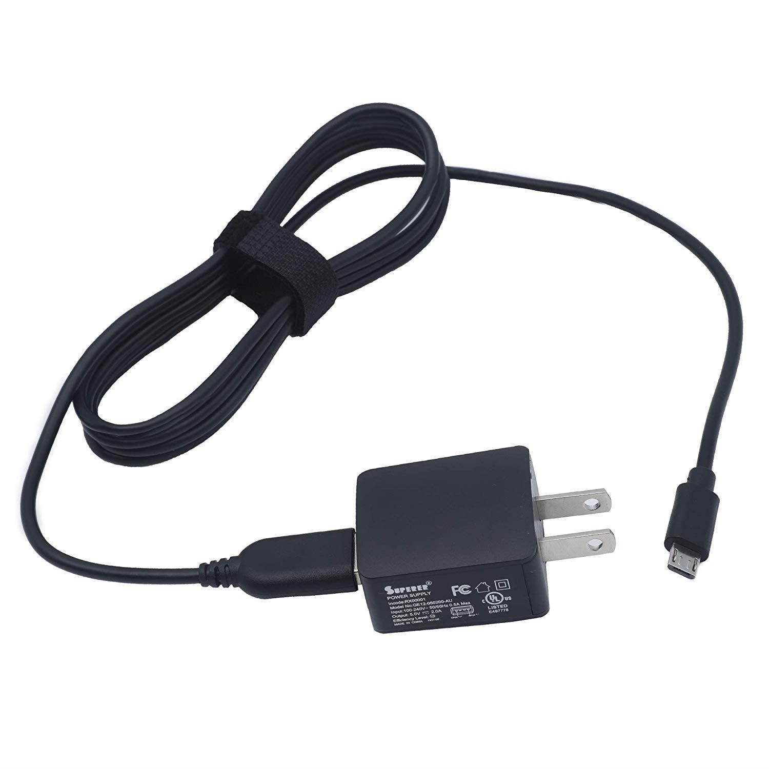 [UL Listed] AC Charger for Asus MeMO Pad 7 LTE ME375CL ME176CX ME572C ME170C / MeMO Pad 8 ME181C Tablet Power Supply Adapter Cord