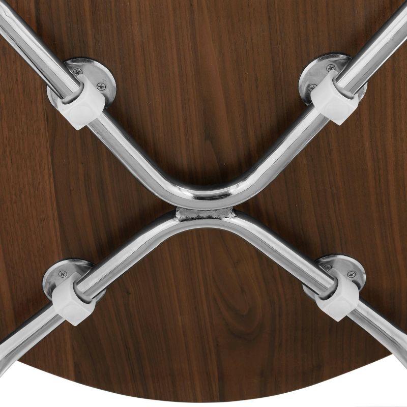 Set of 2 Tia Dining Chair Walnut - Poly & Bark