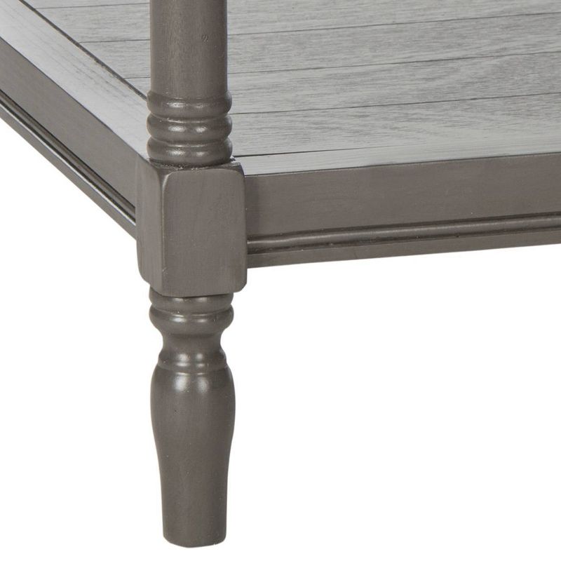 Ikiriya Nashville Solid Beige Wood Coffee Table Teak Finish