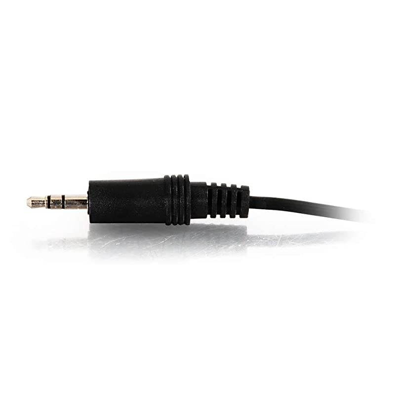 40413 3.5mm M/M Stereo Audio Cable, Aux Cable, Black (6 Feet, 1.82 Meters)
