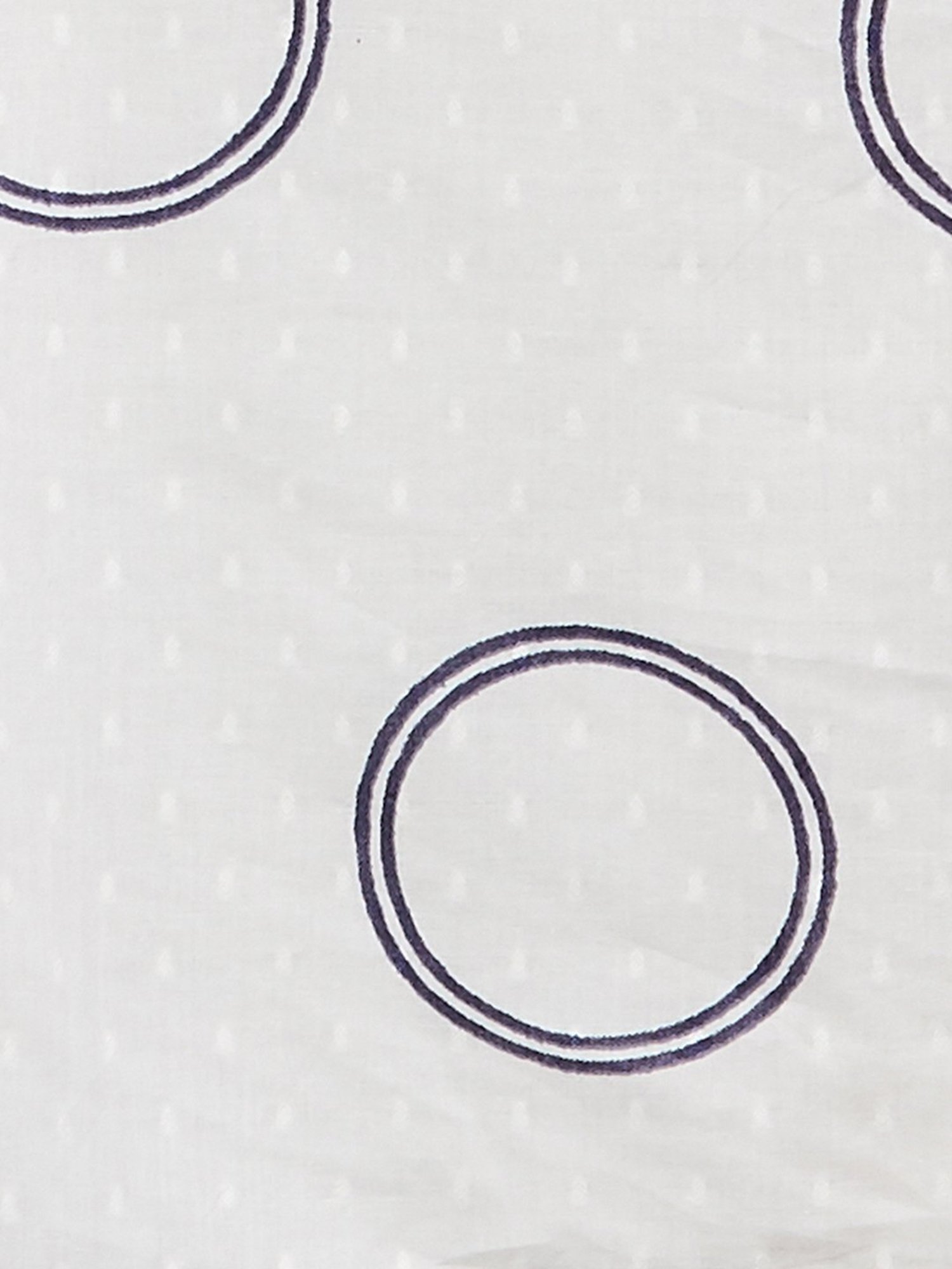 Colour Me by Melange White Cotton Printed A-Line Dress