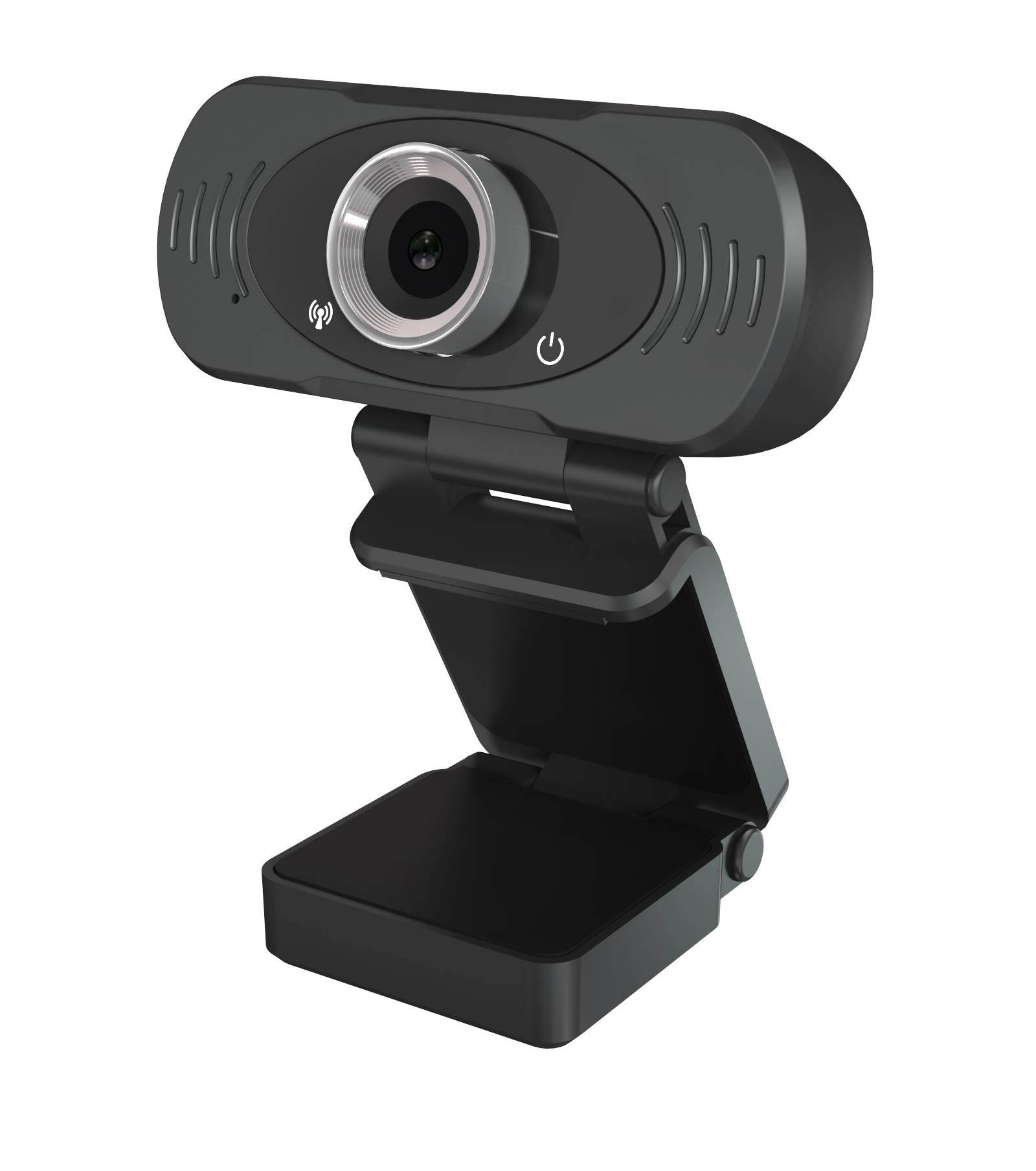 Webcam, 1080P USB Web Camera PC Camera with Internal Microphone Web Cam for Online Teaching/Business Meeting,Plug and Play Face Camera with Manual Focus for PC, Desktop or Laptop