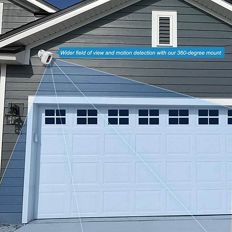 Outdoor Vinyl Siding Mount with Waterproof Case, No-Hole Needed Mounting Bracket and Full Weather Proof Cover for All-New Outdoor Security Camera System 2020 (3 Pack)