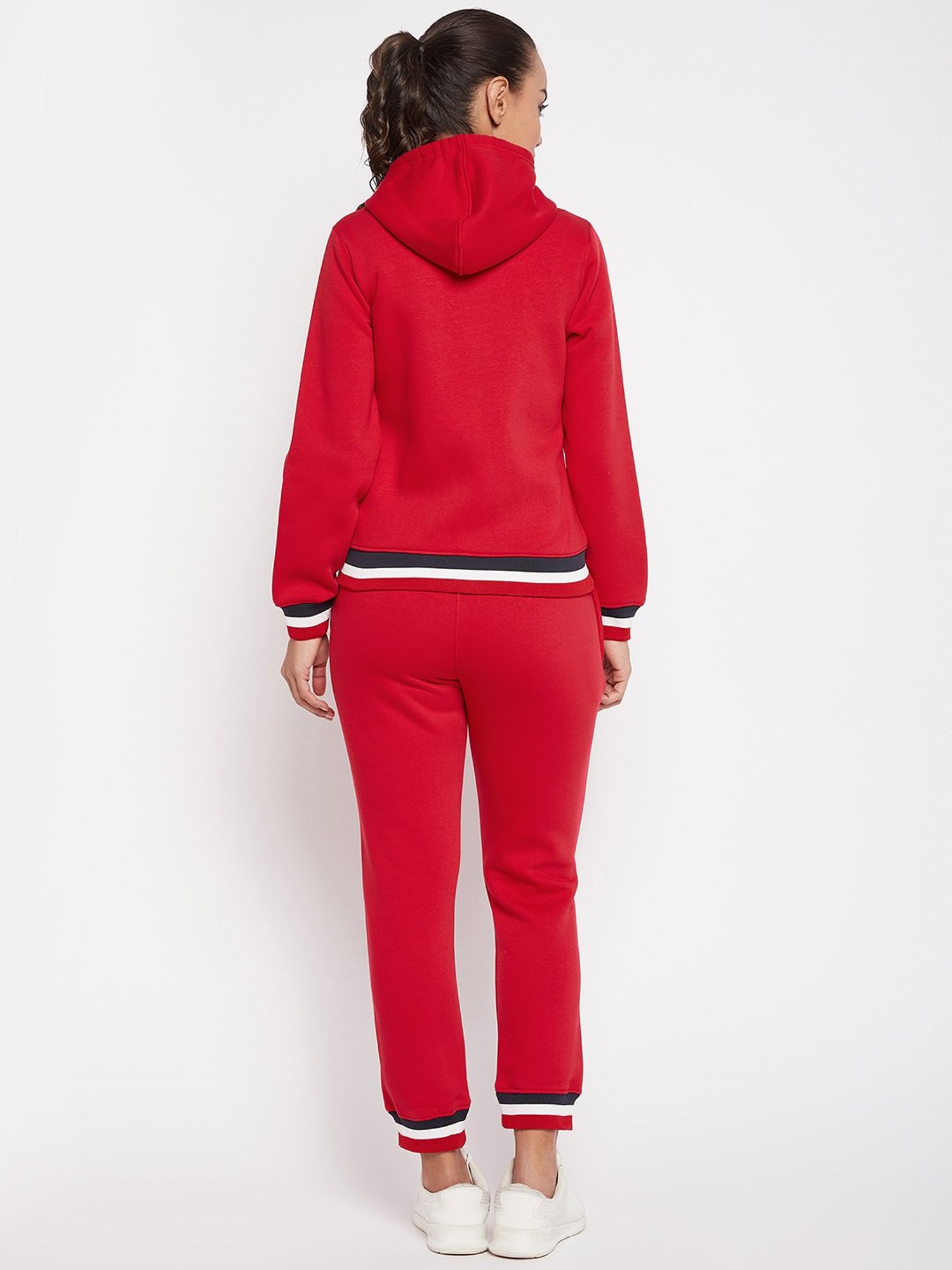 Okane Red Regular Fit Tracksuit