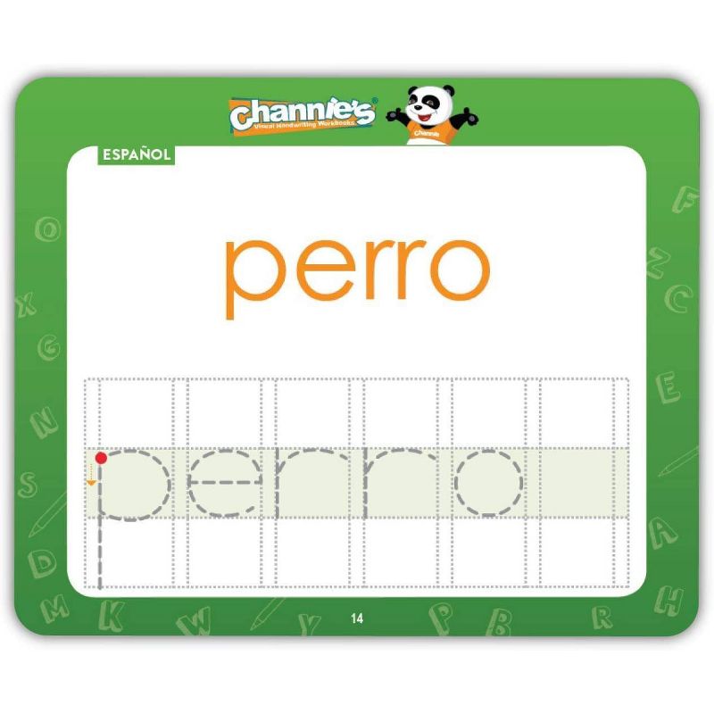 Channie's 50 First Spanish/English Dry Erase Flash Cards