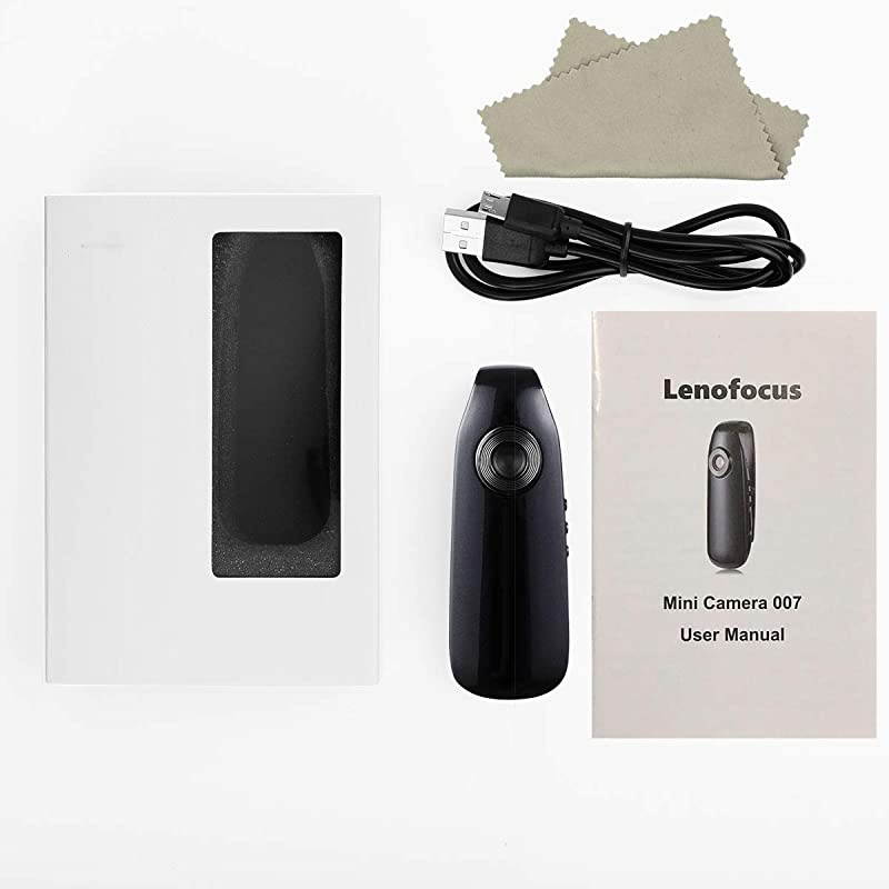 Mini Body Camera 1080P Full HD Hidden Spy Cameras Portable Pocket Clip Wearable Camera Video Recorder Small Sport DV DVR Dash Camera for Car Bike Home Office Security