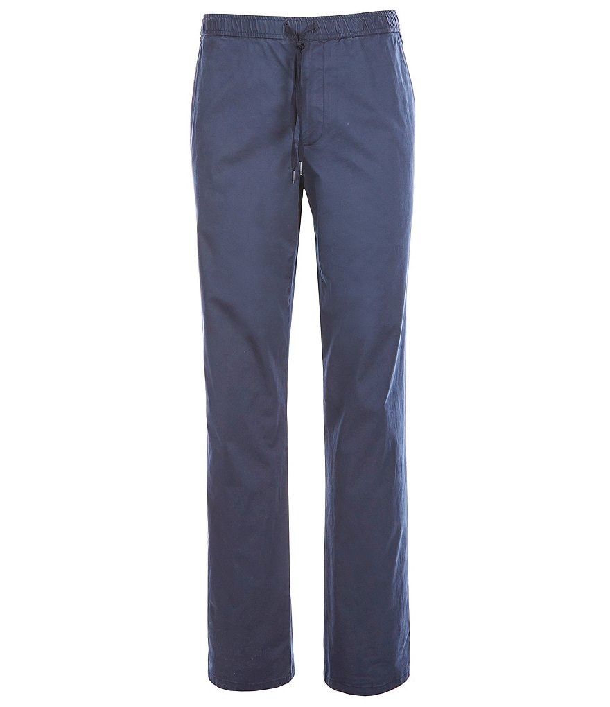 Murano Interstellar Collection Slim-Fit Solid Garment Washed Drawstring Pants