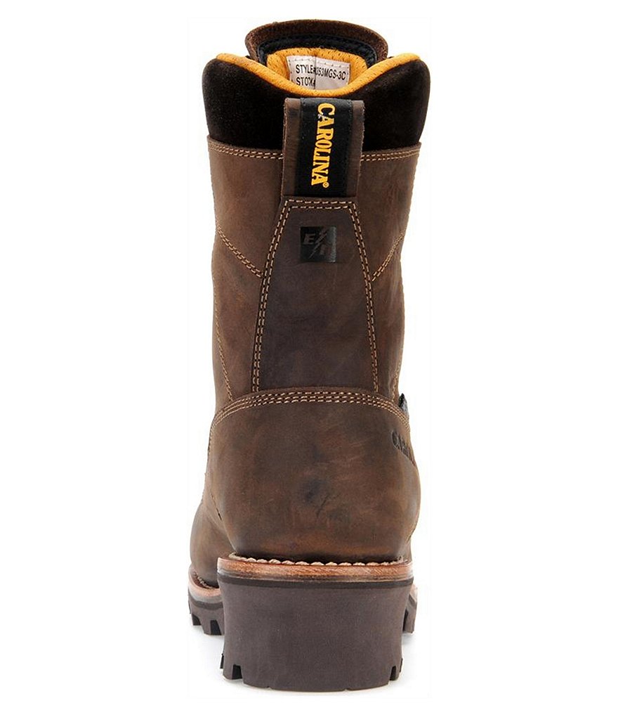 Carolina Men's Birch 8#double; Waterproof Logger Work Boots