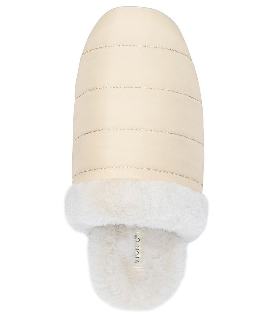 Vionic Josephine Faux Fur Lined Slide-On Slippers