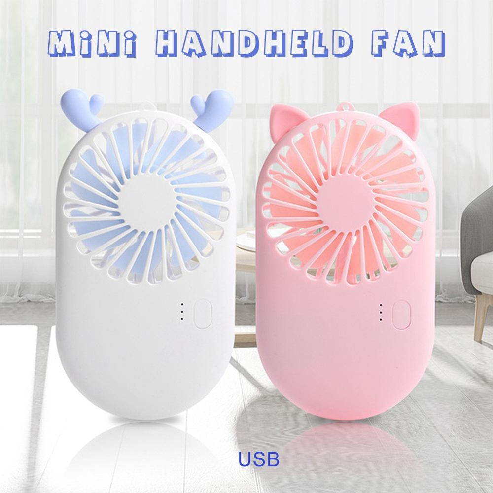 Cool Summer Multi Color USB Fan Cute Portable Handheld Chargeable Fan 3 Mode Cooler For Travel Office Desk Stand Fashion Fan