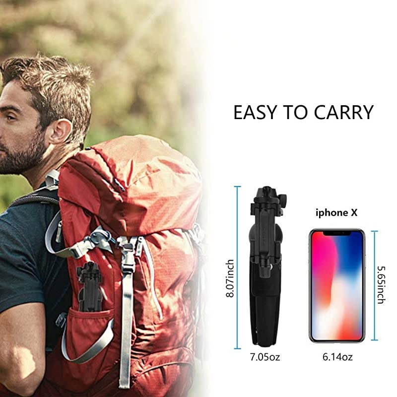 Stick40 Inch Extendable Stick Tripod and Phone Tripod Stand with Rechargeable Wireless RemoteCompatible with iPhone 11 Pro Xs X 8 7 6 PlusSamsung Galaxy S8 S9 S10GoproCamera