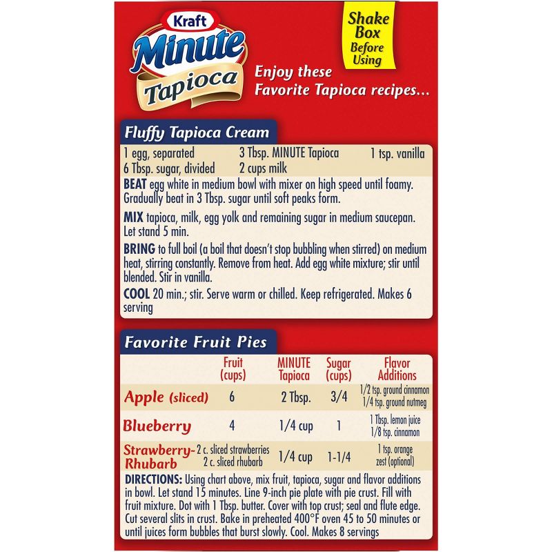 Kraft Minute Tapioca - 8oz