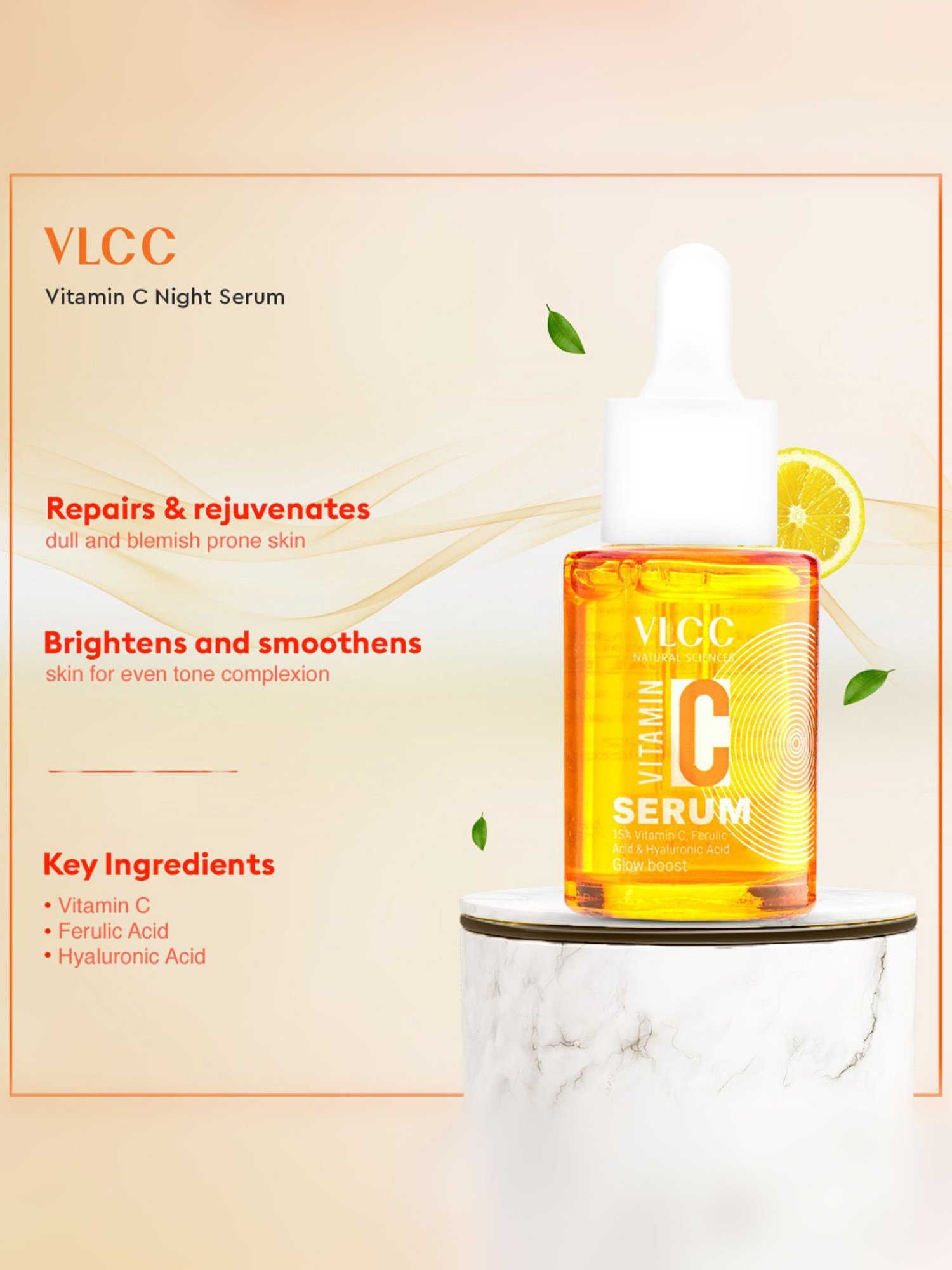 VLCC Natural Sciences Vitamin C Day Cream & VLCC Natural Sciences Vitamin C Serum Combo