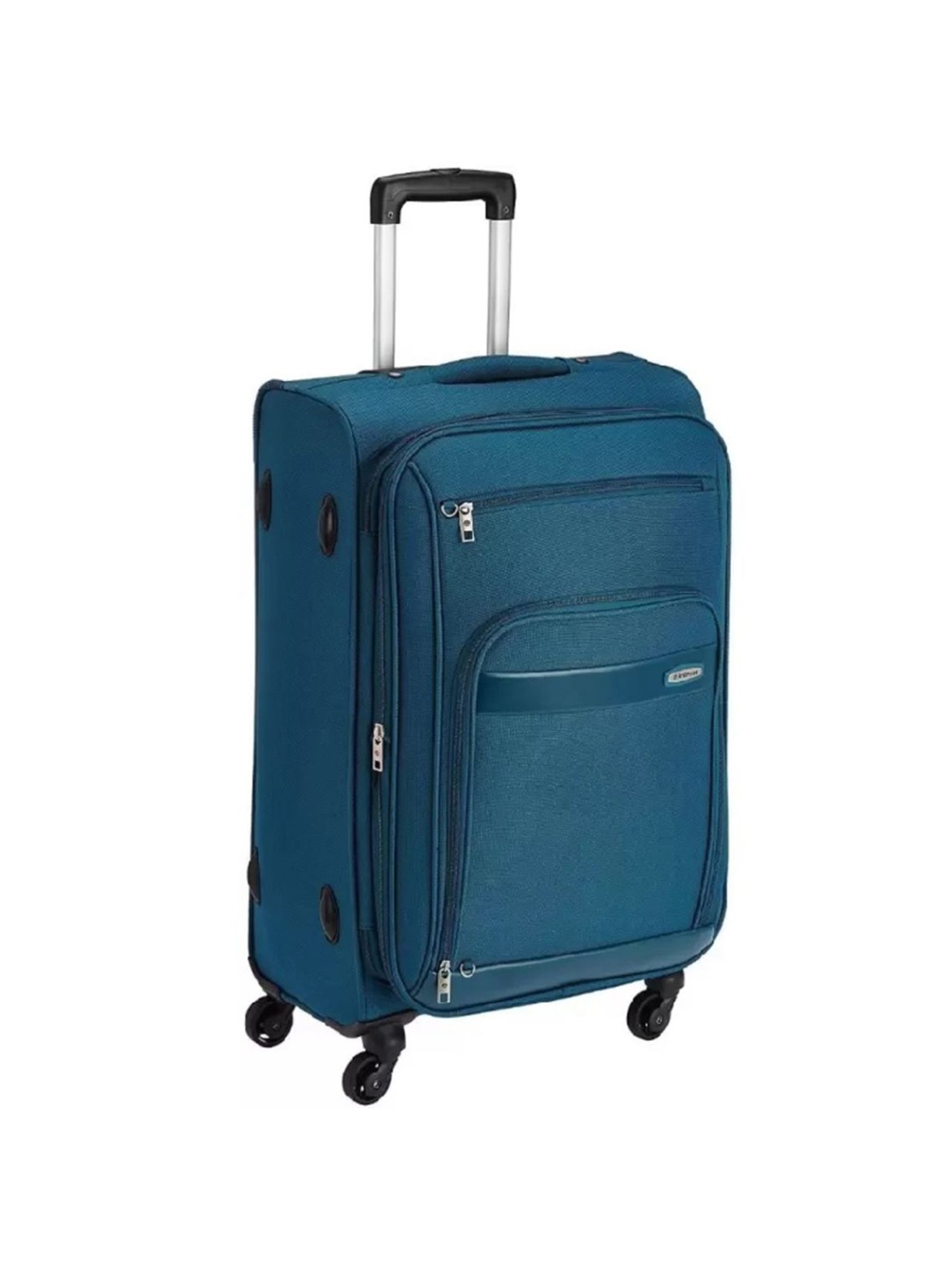 Aristocrat Veyron Str Blue Solid Soft Large Trolley Bag - 34 Cm