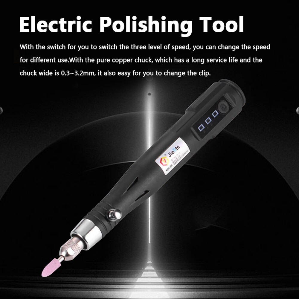 Power Supplys 5V Small Size Handheld Speed Adjustable Electric Grinding Polishing Tool DIY Utility Tools