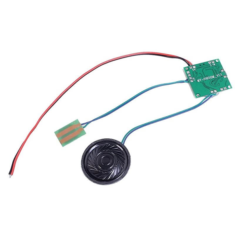 Recordable Sound Module Button Control 8M MP3 WAV Music Voice Player Programmable Board with Speaker for Mothers Day DIY Music Box Greeting Card Creative Gift