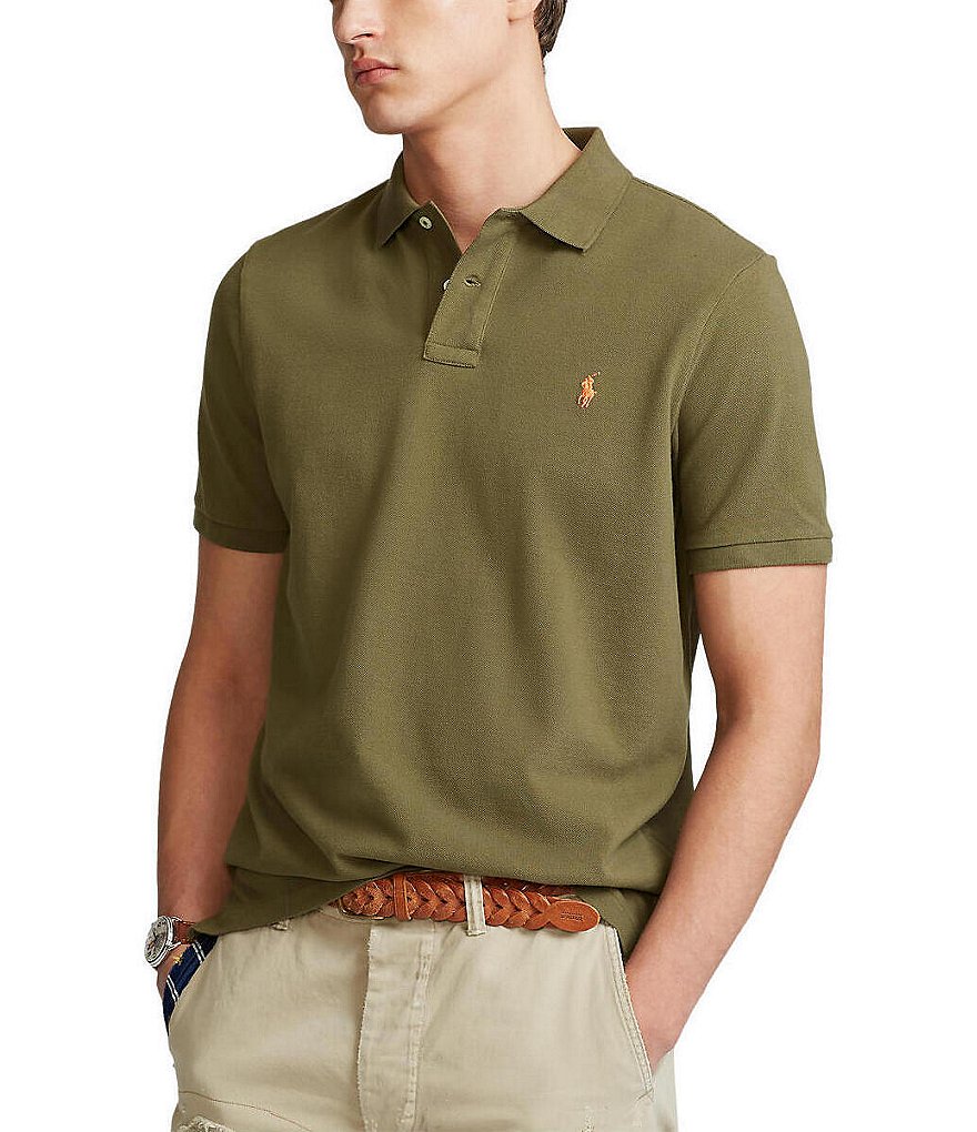 Polo Ralph Lauren Classic-Fit Solid Mesh Polo Shirt