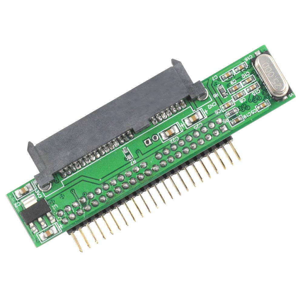 Laptop SATA to IDE Adapter, Convert 2.5 Inch Serial ATA HDD Hard Disk Drive or SSD to 44 Pin Male PATA Port, Parallel Type