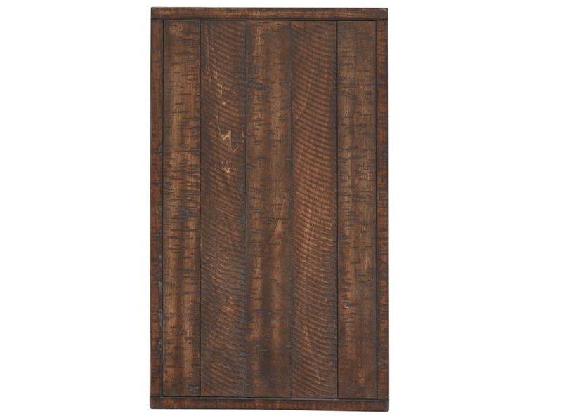 Magnussen Home Caitlyn Rectangular Chairside Table with Storage  in Distressed Natural