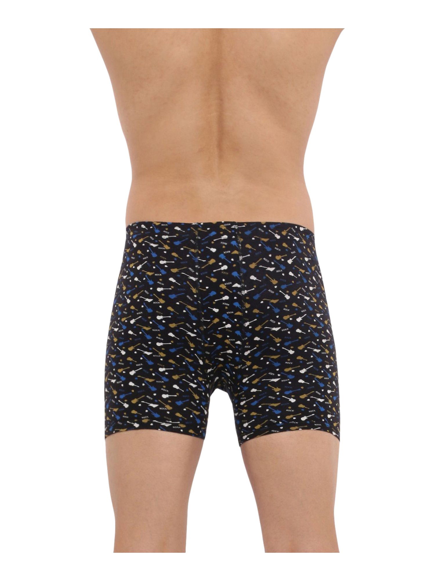 Dollar Bigboss Assorted Color Cotton Printed Trunks (Pack Of 3)